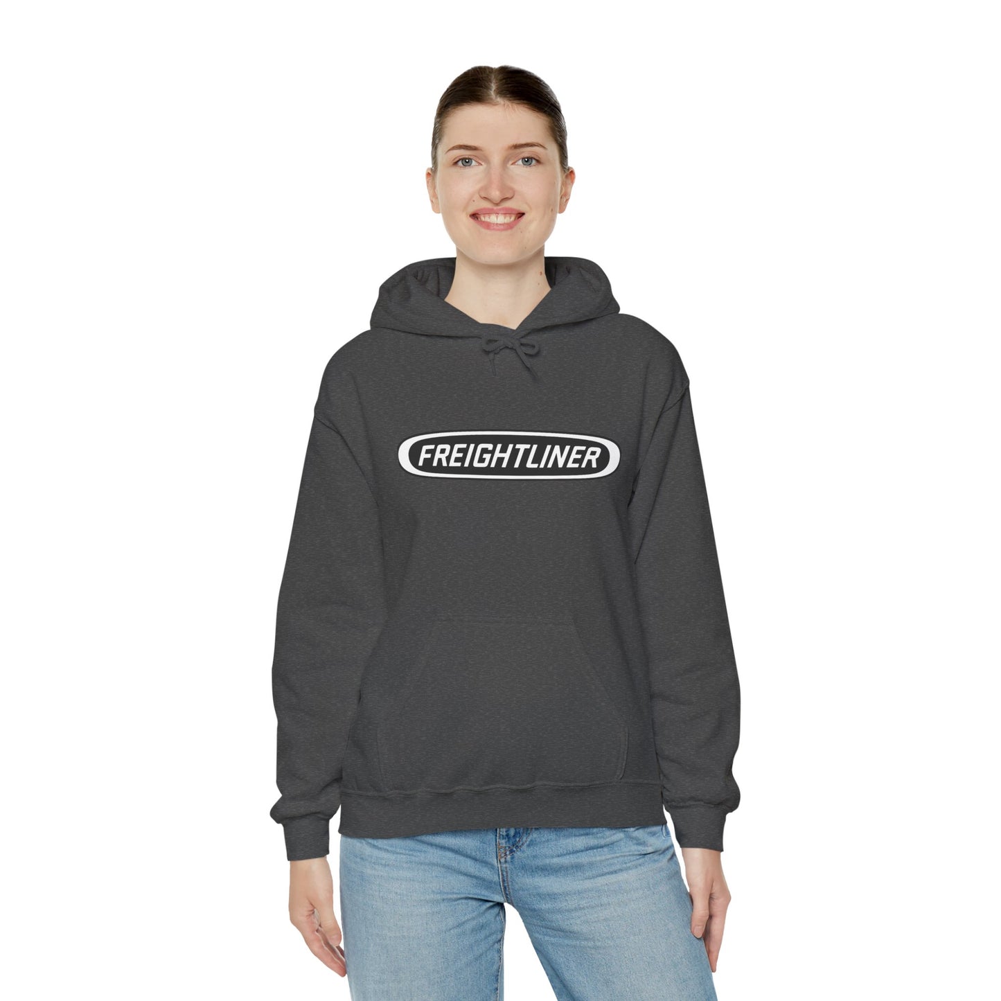 Freightliner Truck Hoodie – Classic Logo & Semi Truck Design