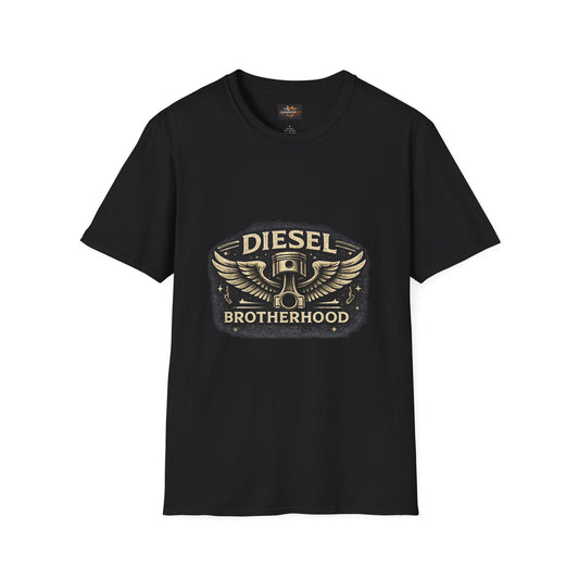 Diesel Brotherhood Truckers T-Shirt — Vintage Big Rig Tee
