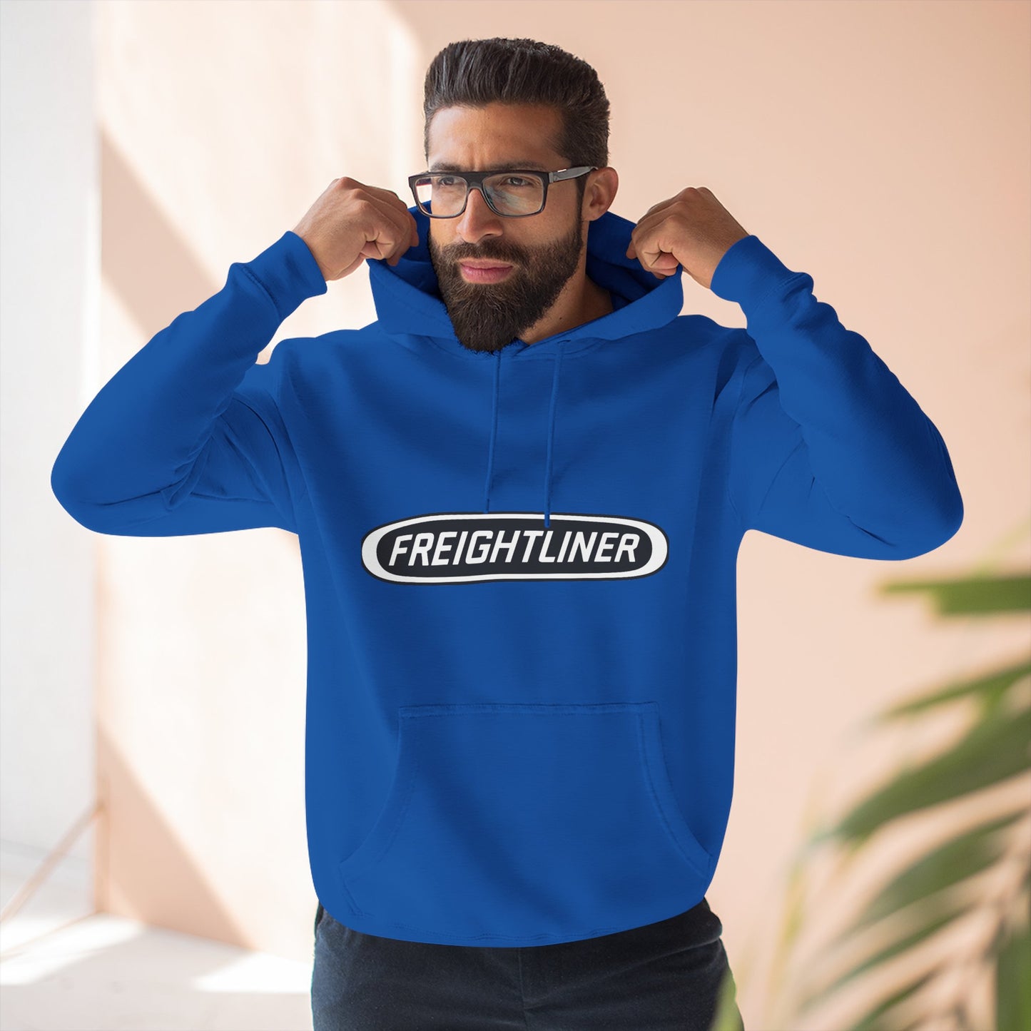 Freightliner Truck Hoodie — Classic Semi-Truck Logo Pullover