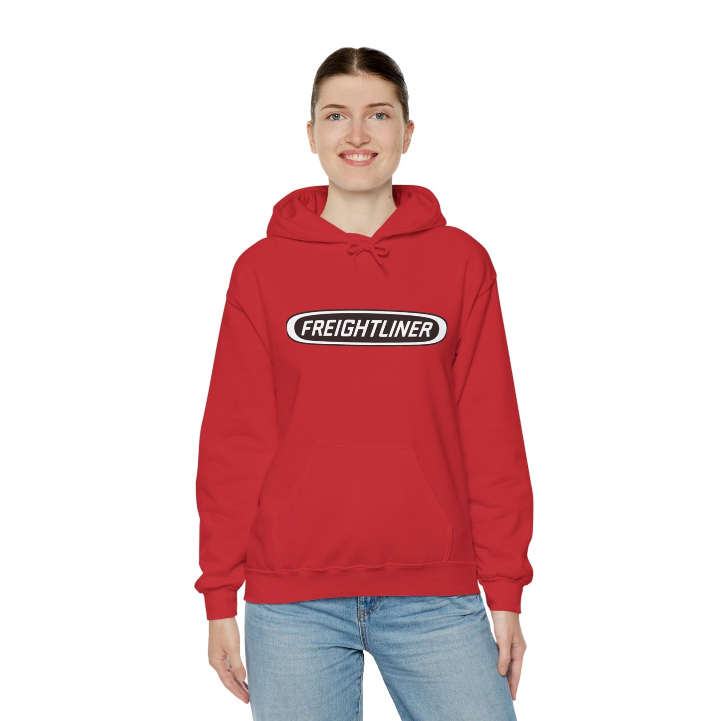 Freightliner Truck Hoodie – Classic Logo & Semi Truck Design
